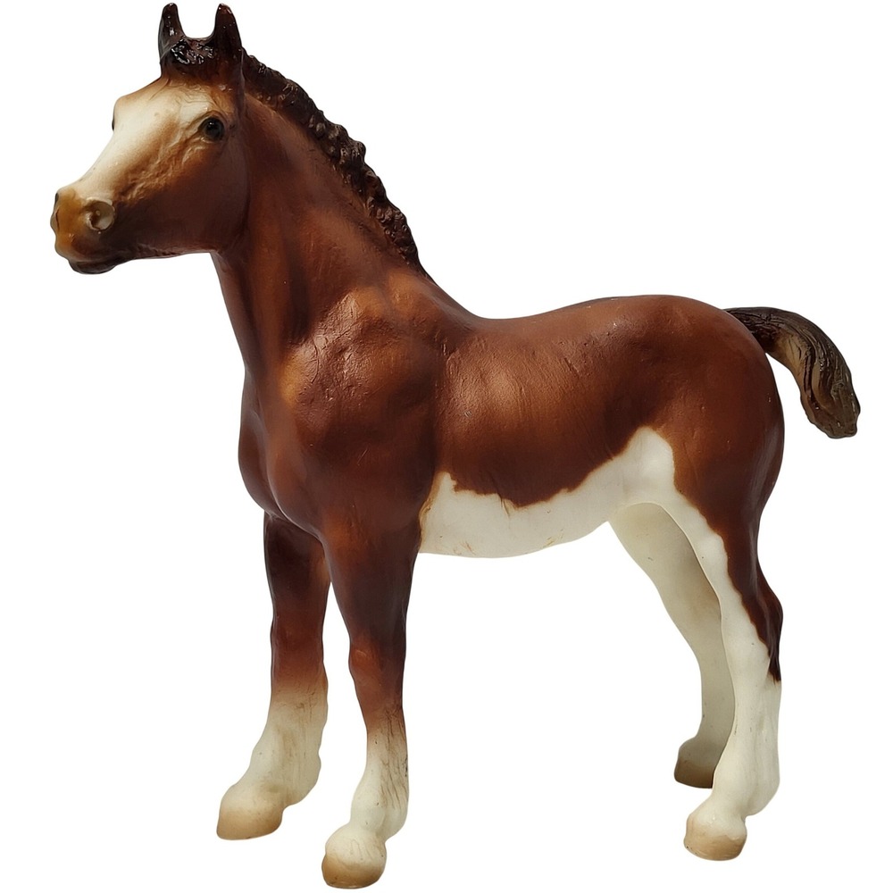 VTG Breyer Clydesdale Foal Model‎ 988 Quincy Chestnut USA 1990's